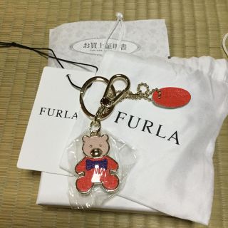 フルラ(Furla)のフルラ クマキーリングチャーム 新品箱付き(キーホルダー)