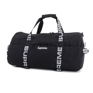 シュプリーム(Supreme)のSupreme Duffle Bag 黒 小(ドラムバッグ)