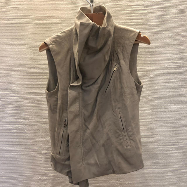 Rick Owens - rickowens リックオウエンス 変形 レザージレベスト 42の ...