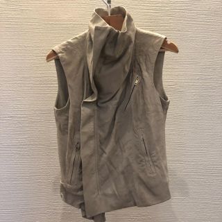 rickowens リックオウエンス 変形 レザージレベスト