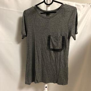 ザラ(ZARA)の【美品】ZARA 半袖Tシャツ S ダークグレー(Tシャツ(半袖/袖なし))