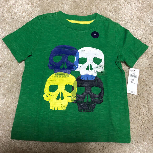 babyGAP(ベビーギャップ)の新品☆ベビーギャップTシャツ☆スカル キッズ/ベビー/マタニティのキッズ服男の子用(90cm~)(Tシャツ/カットソー)の商品写真