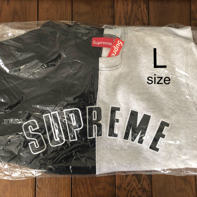 Supreme 2018AW Split Crewneck Sweatshirt