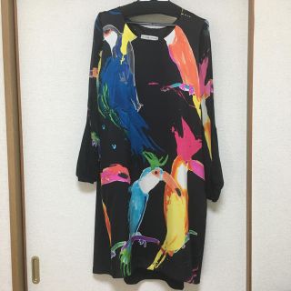 ツモリチサト(TSUMORI CHISATO)のツモリチサト！サテンワンピース！新品！値下げなしです！今月まで、販売します！(ロングワンピース/マキシワンピース)