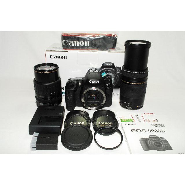 大人気の Canon 9000D/中望遠135＋超望遠300㎜Wレンズ/Canon 超新品級！EOS - デジタル一眼