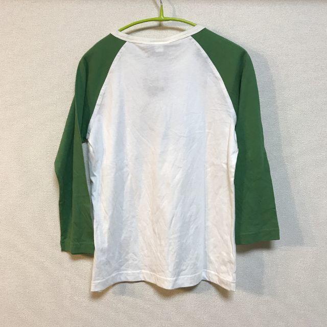 NIKE(ナイキ)の【新品】NIKE ロンT 白 緑 メタリック Mサイズ レディース レディースのトップス(Tシャツ(長袖/七分))の商品写真