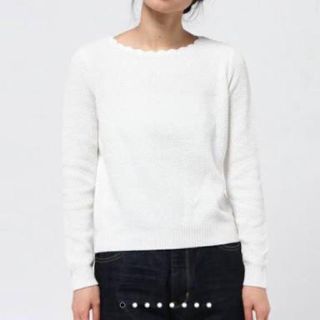 アーペーセー(A.P.C)のA.P.C. コットン ニット ホワイトxs(ニット/セーター)