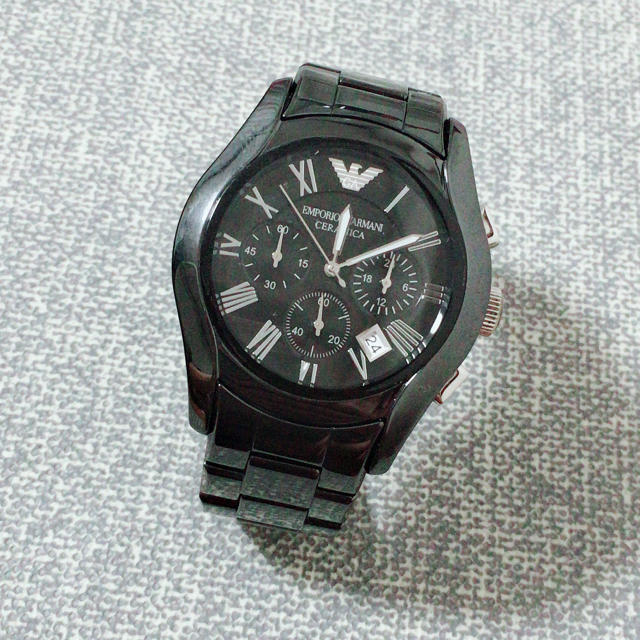 Emporio Armani(エンポリオアルマーニ)のARMANIクロノグラフ 腕時計 メンズ メンズの時計(腕時計(アナログ))の商品写真