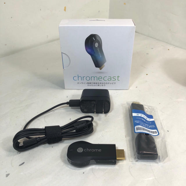 CHROME(クローム)の【新品♪】Chromecast 第一世代 スマホ/家電/カメラのテレビ/映像機器(その他)の商品写真