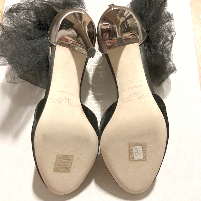 新品・日本未入荷カラー【JIMMY CHOO】リボンパンプス