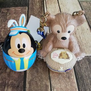 ディズニー(Disney)のディズニーランド　ディズニーシー　スナックケース　ダッフィー　ミッキー(キャラクターグッズ)