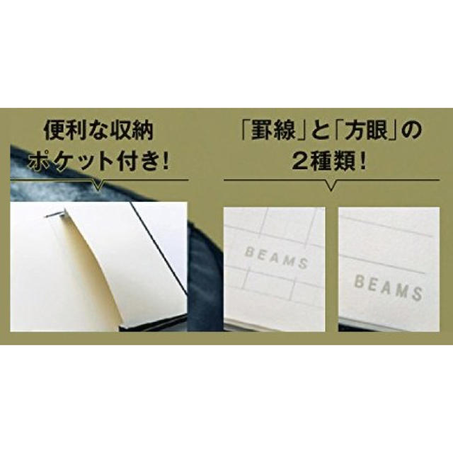 BEAMS(ビームス)のMen's JOKER3月号 BEAMS レザーノート3冊セット インテリア/住まい/日用品の文房具(ノート/メモ帳/ふせん)の商品写真