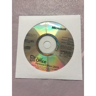 マイクロソフト(Microsoft)のOffice Personal Edition2003(PC周辺機器)