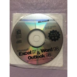 マイクロソフト(Microsoft)のExcel97 & Word98 & Outlook98(PC周辺機器)