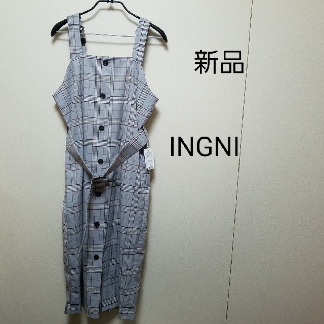 INGNI(イング)の新品 INGNI ジャンスカ レディースのワンピース(ロングワンピース/マキシワンピース)の商品写真