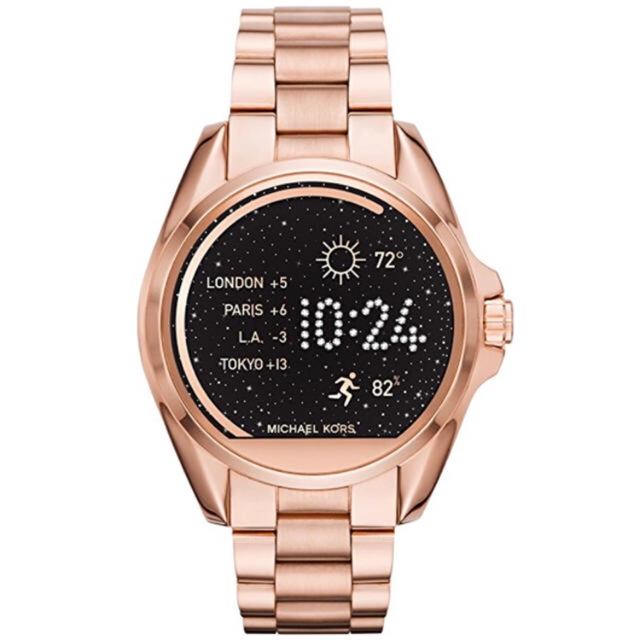 Michael Kors(マイケルコース)のマイケルコース スマートウォッチ 腕時計 ピンクゴールド 新品 レディースのファッション小物(腕時計)の商品写真