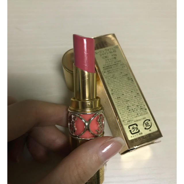 Yves Saint Laurent Beaute(イヴサンローランボーテ)のイヴサンローラン  ルージュ ヴォリュプテシャイン No.43 コスメ/美容のベースメイク/化粧品(口紅)の商品写真