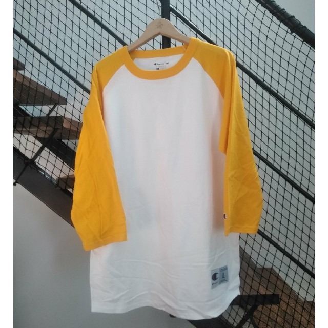 Champion(チャンピオン)の新品 チャンピオン 無地 5.2oz  7分袖ラグランTシャツ レディースのトップス(Tシャツ(長袖/七分))の商品写真