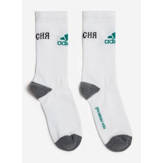 コムデギャルソン(COMME des GARCONS)のGosha Rubchinskiy x Adidas  Socks M白(ソックス)