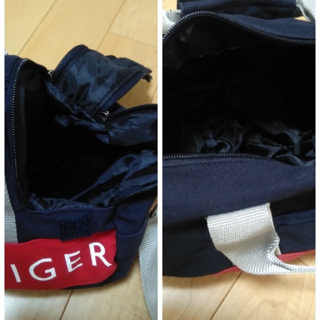 TOMMY HILFIGER(トミーヒルフィガー)の【まみ様☆専用】トミーヒルフィガー　2wayミニドラムバッグ　ネイビー レディースのバッグ(ショルダーバッグ)の商品写真