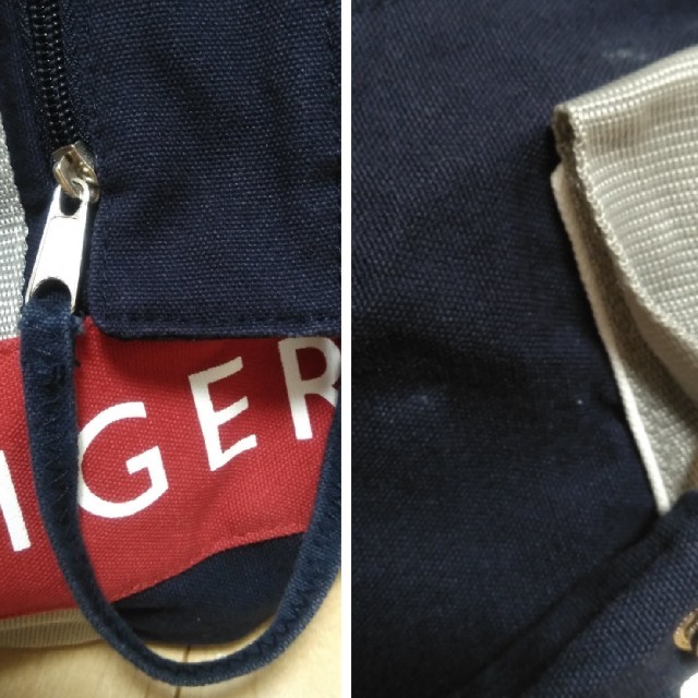 TOMMY HILFIGER(トミーヒルフィガー)の【まみ様☆専用】トミーヒルフィガー　2wayミニドラムバッグ　ネイビー レディースのバッグ(ショルダーバッグ)の商品写真