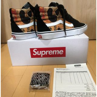 シュプリーム(Supreme)の vans supreme sk8hi blood and semen 27.5(スニーカー)