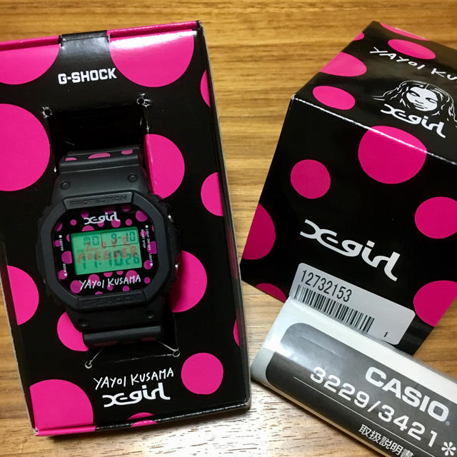 X-girl × 草間彌生 × G-SHOCK 腕時計