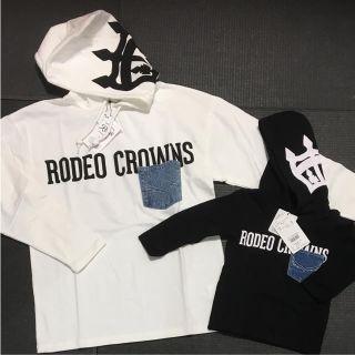 ロデオクラウンズワイドボウル(RODEO CROWNS WIDE BOWL)のロデオクラウンズ デニムポケット パーカー 親子 お揃い(パーカー)