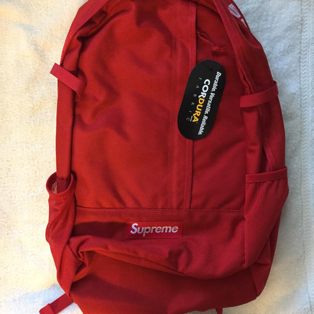 【定価以下】赤 supreme 18ss backpack バックパック