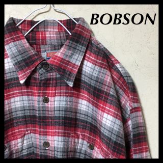 ボブソン(BOBSON)のBOBSON ボブソン ネルシャツ ビッグシルエット チェック柄 厚手(シャツ)