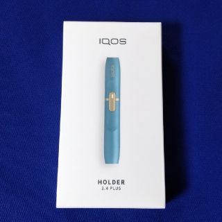 アイコス(IQOS)のｱｲｺｽ新型限定ﾎﾙﾀﾞｰﾏﾘﾝﾌﾞﾙｰ未開封(タバコグッズ)