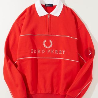 フレッドペリー(FRED PERRY)のフレッドペリーハーフジップ アメリカンラグシー別注(スウェット)