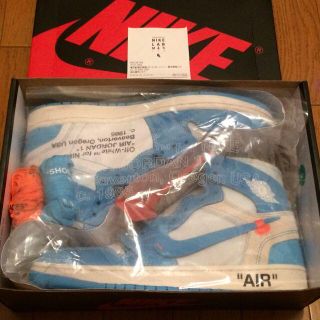 オフホワイト(OFF-WHITE)のMA5購入 国内正規品 Off-White AIR JORDAN 1 新品未試着(スニーカー)