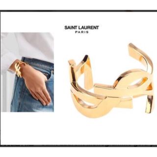 サンローラン(Saint Laurent)のSAINT LAURENT バングル ブレスレット ゴールド(新品)(ブレスレット/バングル)