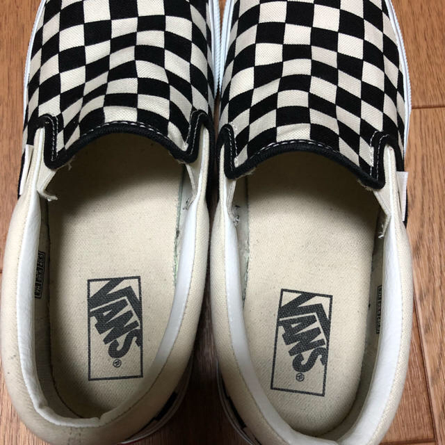 VANS(ヴァンズ)のvans スリッポン 25.5センチ メンズの靴/シューズ(スリッポン/モカシン)の商品写真