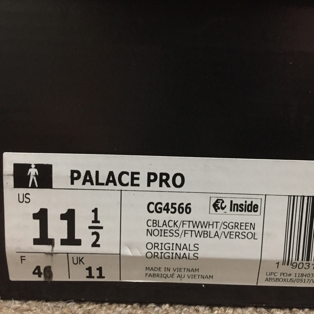 adidas(アディダス)のADIDAS PALACE PRO CHEWY CANNON 29.5cm メンズの靴/シューズ(スニーカー)の商品写真