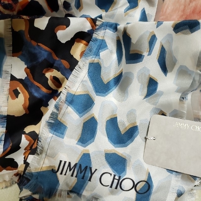 JIMMYCHOO シルク100％スカーフタグ付き新品未使用正規品