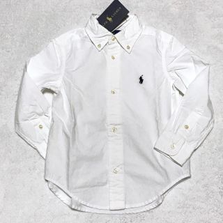 ラルフローレン(Ralph Lauren)の定価11,340円☆新品✨ボタンダウン コットンシャツ / ボーイズS(140)(ブラウス)