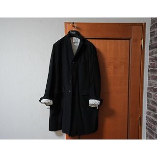 ポールハーデン(Paul Harnden)のBergfabel long tyrol jacket (black)(チェスターコート)