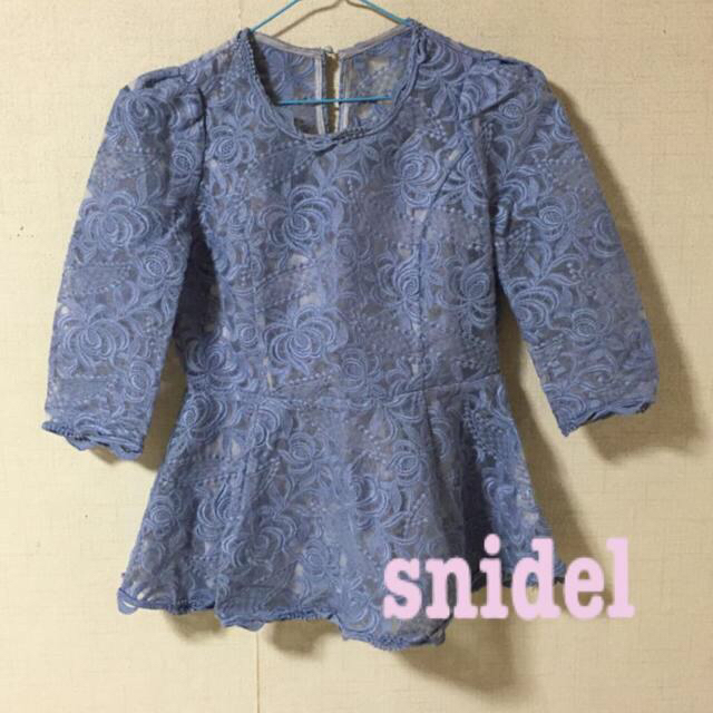 SNIDEL(スナイデル)のsnidel♡レーストップス レディースのトップス(シャツ/ブラウス(長袖/七分))の商品写真