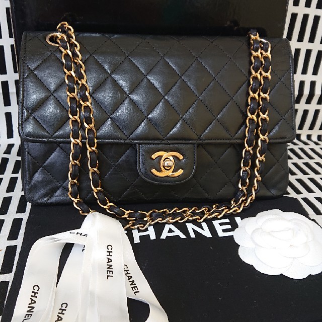 CHANEL【正規品】ダブルフラップ ダブルチェーン マトラッセ