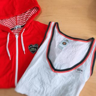 ラコステ(LACOSTE)のラコステ ＊ ２点セット ＊ LACOSTE ＊ パーカー タンクトップ(パーカー)