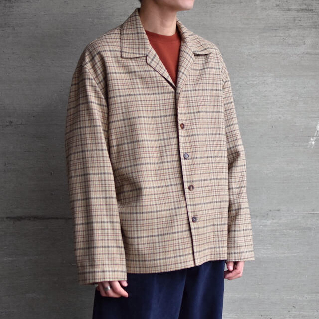 COMOLI(コモリ)のAURALEE SILK SUMMER TWEED BLOUSON 18ss メンズのトップス(シャツ)の商品写真