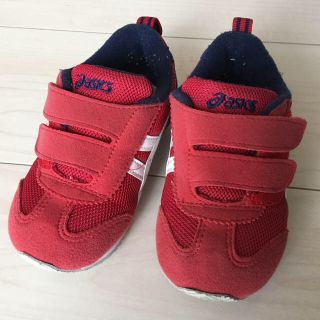 アシックス(asics)のアシックス＊ベビーシューズ アイダホ BABY 3 レッド(スニーカー)