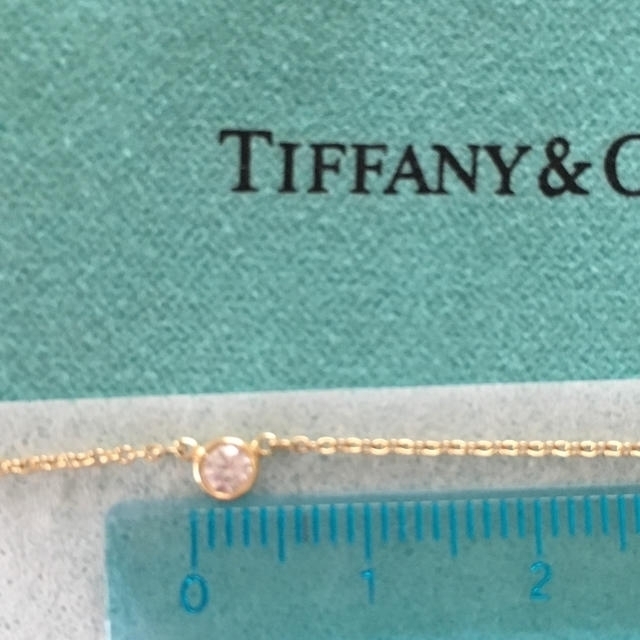 Tiffany & Co.(ティファニー)のyuyuran様専用　ティファニー バイザヤード 0.08 YG18K レディースのアクセサリー(ネックレス)の商品写真
