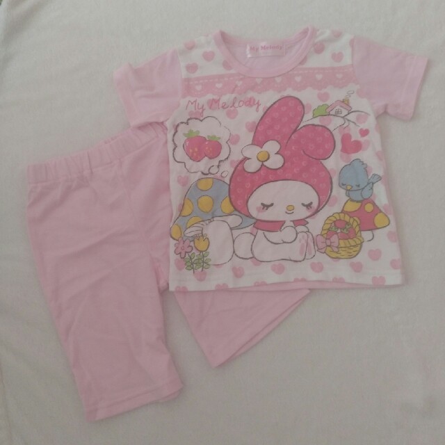 マイメロディ(マイメロディ)のマイメロディパジャマ キッズ/ベビー/マタニティのキッズ服女の子用(90cm~)(パジャマ)の商品写真