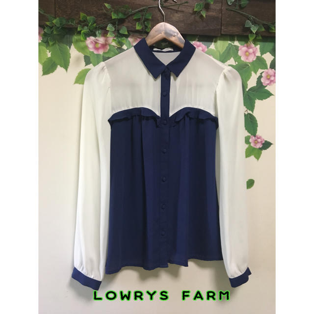 LOWRYS FARM(ローリーズファーム)のシフォンブラウス★ローリーズファーム レディースのトップス(シャツ/ブラウス(長袖/七分))の商品写真