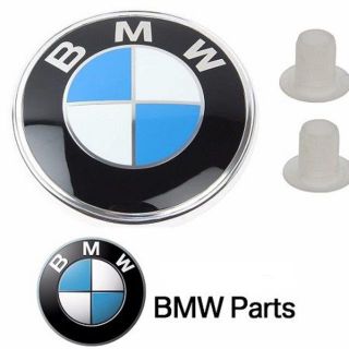 ビーエムダブリュー(BMW)の高耐久性◇BMWエンブレム 82mm グロメット付き！OEMエンブレム(車種別パーツ)