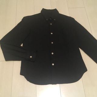 コムデギャルソン(COMME des GARCONS)の【美品】トリココムデギャルソン ウール100 製品染め長袖シャツ(シャツ/ブラウス(長袖/七分))