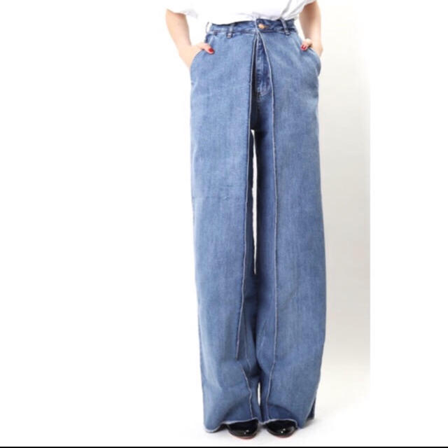 期間限定】 ワイドデニムパンツ※購入前にコメントお願いします aalto